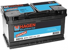 Аккумулятор Hagen 58015 (80 Ah) LB